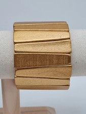 Cosmos Armreif Holz Goldfarben 5,5 cm Breit Modern Klassisch Trend