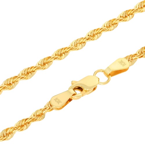 10k gelbgold 5mm seilkette - 10k, 2.5mm