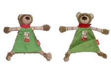 2x Sigikid Schmusetuch Bär Teddy Bear Teddybär grün Wild and Berry Schnuffeltuch