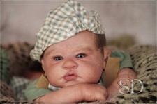 Studio-Puppe Baby JUNGE Reborn Fiona von Elisa Marx 21 Zoll