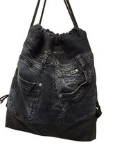 Patchwork Jeansrucksack Neu