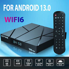 2025 Smart TV BOX 128GB 4GB Android 14.0 WIFI6 Netzwerk Media Player Quad Core