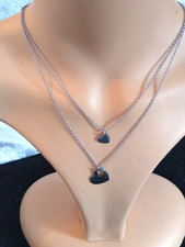 Liebliches Herz-Anhänger-Set mit Kette in Geschenkbox-Edelstahl -NEU