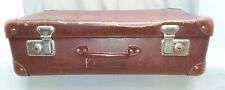 Schöner Alter Antiker Koffer, Reisekoffer, Dekoration, Eckberstärkungen P 101