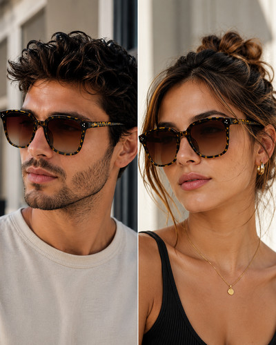 Trendige retro damenbrille - trendige,