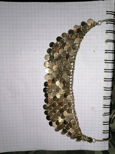Vergoldete schuppenkette - vergoldete,