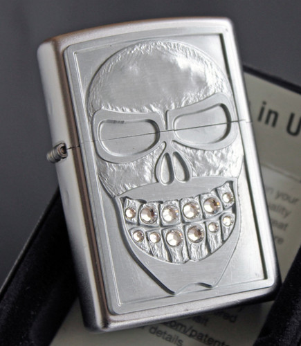 Zippo lighter skull smiley - lighter, ⁕