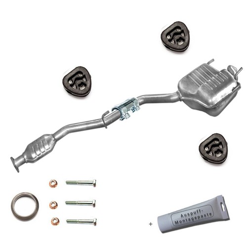 Anlage auspuff tlg für - 2-tlg.,