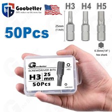 50pcs Hex Key Allen Bit Set H3