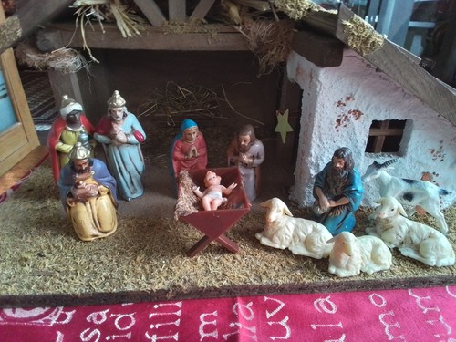 Weihnachtskrippe figuren set - weihnachtskrippe, figuren-set