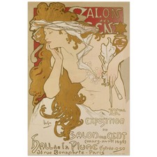 Alfons mucha plakat für - alfons,