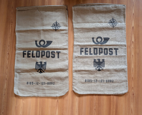 Feldpost postsack beutel - 2x, postsack/beutel