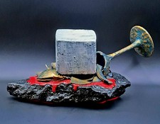 Surreale Kunst Unikat Handmade Art Skulptur Figur Statue