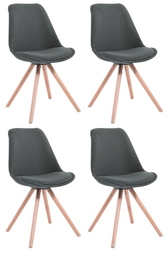 4er set stühle - stühle, stoff