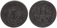 Deutschland - Stadt Freystadt Schlesien 5 Pfennig o.J. - Notgeld Kleingeldersatz