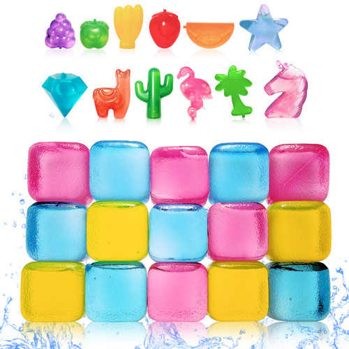 16x eiswürfel kunststoff - eiswürfel,
