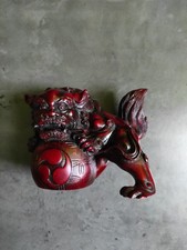 Foo Hund Holz China Lack Rot