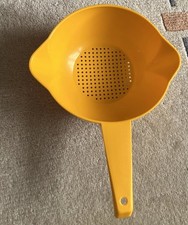 tupperware Sommersieb goldregen Handsieb Stiel Durchschlag Gelb sieb seiher