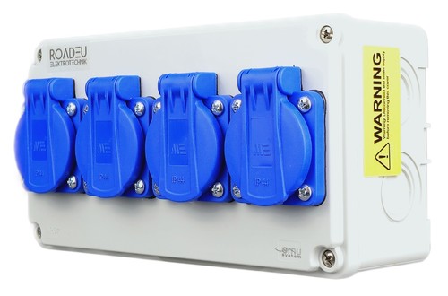 Steckdosenverteiler schuko - steckdosenverteiler, 4x