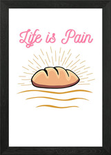 Life pain gerahmtes - life,