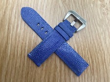 Blaues rochenleder - blaues,