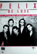 FELIX DE LUXE - 1985 - Plakat - In Concert - Die Tricks des Glücks Tour - Poster