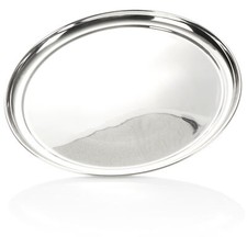 Servier-Tablett aus Edelstahl