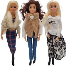 Exklusive Puppen Set für Barbie-Puppen Jacke Hose Rock Pullover Top Mode Outfits