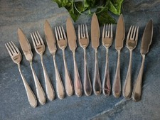 WMF Modell 200 Kreuzband Fischbesteck für 6 Personen 90/100g versilbert ?