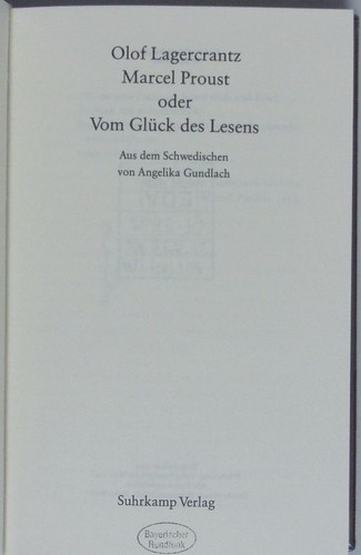 Marcel proust oder vom glück - proust,