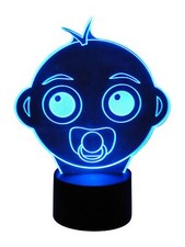 3D LED-Lampe Baby Kinderlampe