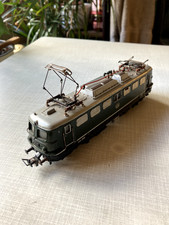 Lokomotive - E-Lok - Metall - grün - Eisenbahn - Spur H0 - Fleischmann - 20 cm