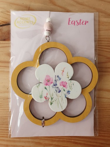 Osterdeko anhänger blume aus - osterdeko,