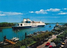 AK TRAVEMÜNDE - PASSAGIERFÄHRSCHIFF FINNJET 1984 GELAUFEN!