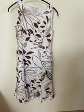 S. Milton, elegantes Leinenkleid, Sommerkleid Gr. 36