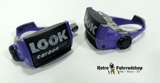 Look CARBON Click Pedale Retro Vintage RAR in LILA Purple 1990s 443g France