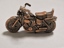 Dekoratives KUPFERES HARLEY DAVIDSON HOG MOTORRAD-GAS TISCHFEUERZEUG
