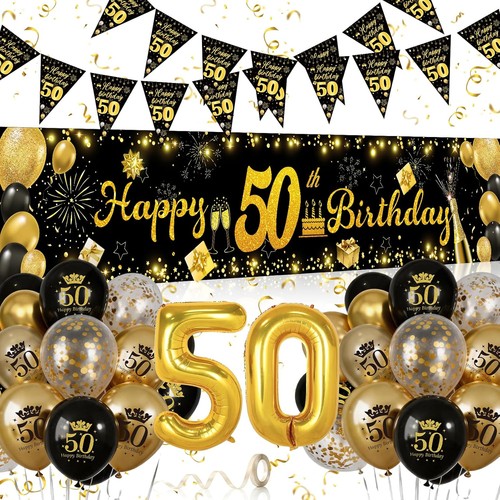 Geburtstag deko set - 50.,