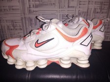 ❤️ Nike Shox 38 weiß orange Sneaker Schuhe ❤️