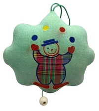 Sterntaler Spieluhr Harlekin grüne Wolke Clown Mozart Wiegenlied Vintage alt