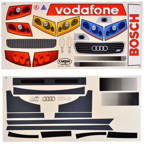 Dekorbogen audi ttr team - ttr,
