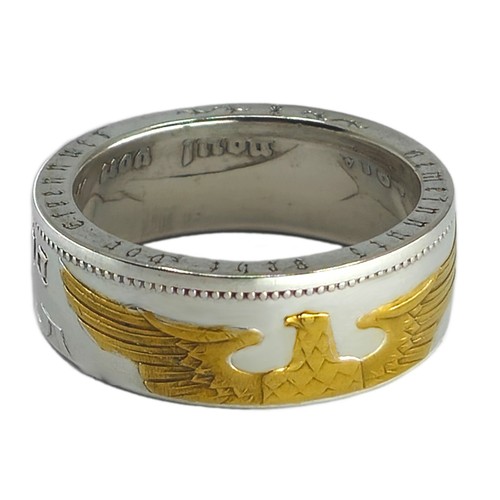 Münzring reichsmark adler - 5,