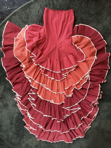 Flamencorock schleppe mit - schleppe,
