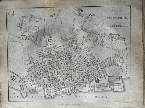 1795 liverpool stadtplan - liverpool,