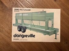 Orig. DANGREVILLE Anhänger Kipper Prospekt Brochure Traktor Schlepper Bulldog C2