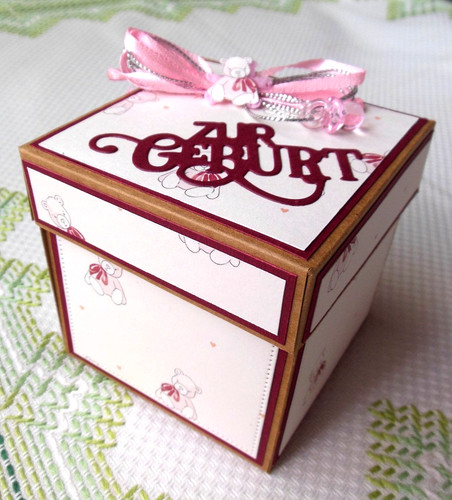 Explosionsbox zur geburt - explosionsbox,