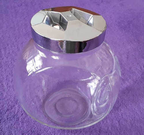 Vorratsglas mit deckel silber - mit,