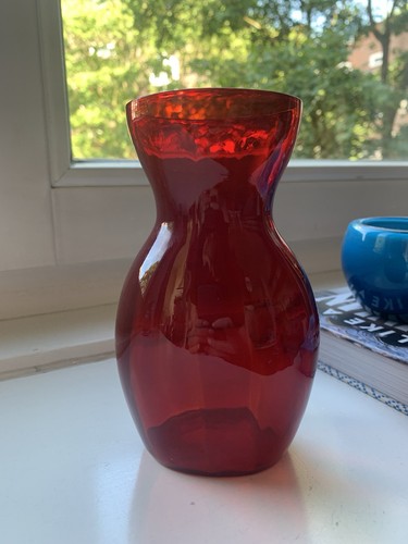 Vase hyazinthenvase rot - hyazinthenvase,