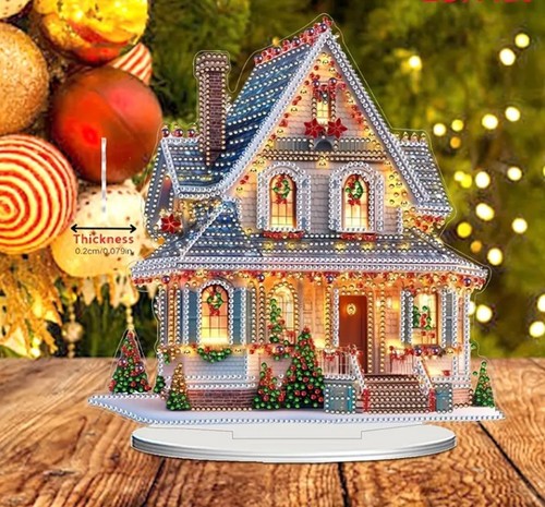 Christmas villa house art kit - christmas,