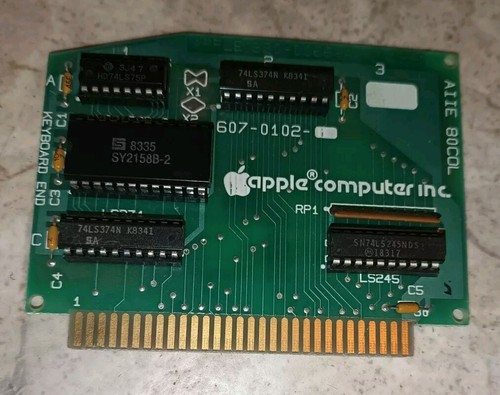 Apple iie 1982 - 1982, expansion